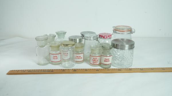 Glass jars