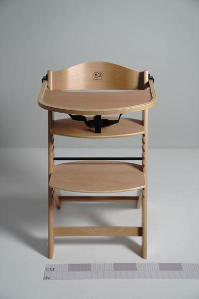 Children's wooden high chair