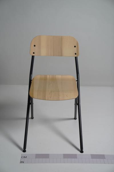 Tubular chair with backrest