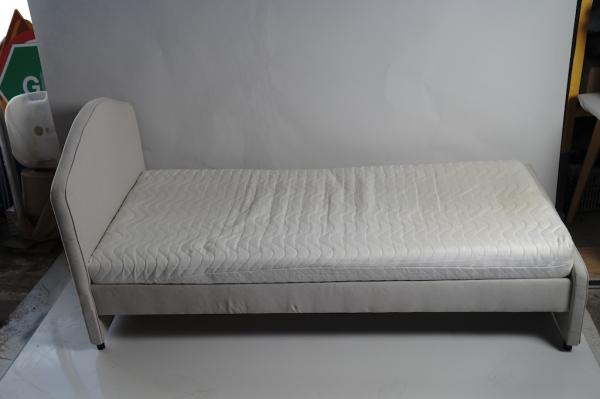 Bed with mattress