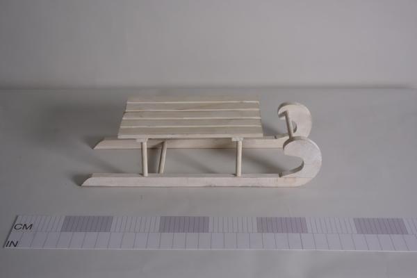 Children's wooden sled