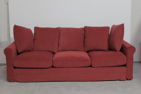Sofa with pillows