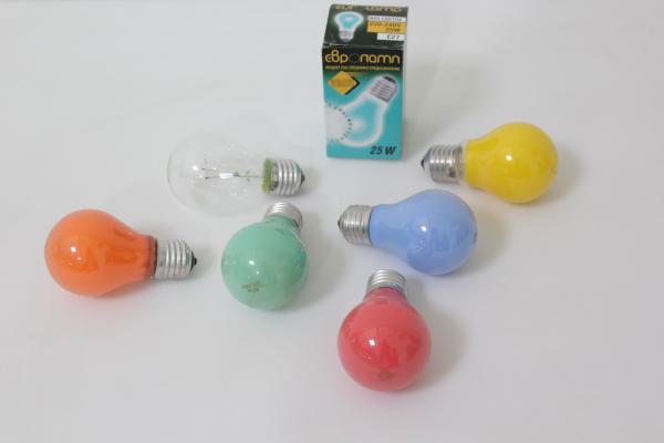 Colored bulbs